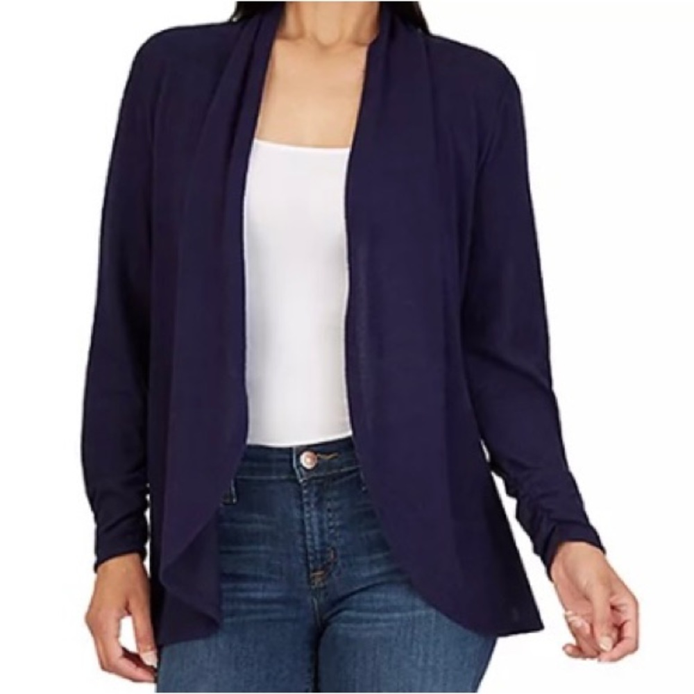 NEW Lightweight Navy Cardigan L and XL